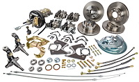 Complete Front & Rear Power Disc Brake Conversion Kit Fits Select 1964-1974 GM A-Body