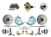 Front Complete Power Disc Brake Conversion Kit for 1962-1967 Chevy II Nova