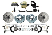 Front Complete Power Disc Brake Conversion Kit for 1962-1972 Mopar B-Body, 1970-1974 Mopar E Body Models