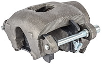 Large GM Front Disc Brake Caliper with D52 Pads, Left/Driver Side [NEW]