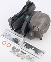 Mopar Front Disc Brake Caliper with D84 Pads, Left/Driver Side [NEW]