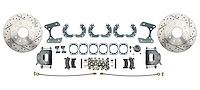 Ford 9 in. Rear Disc Brake Conversion Kit for Select 1968-1977 Ford Cars [Premium Kit Non E-Brake & Raw Calipers]
