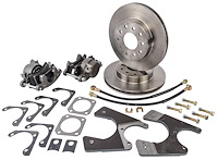 GM 10/12 Bolt Rear Disc Brake Conversion Kit for Select 1968-1974 GM F/X-Body [Standard Kit Non E-Brake & Raw Calipers]