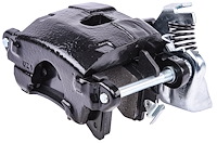 GM Rear Disc Brake Caliper with D154 Pads & E-Brake Mechanism, Right/Passenger Side, Black Powder Coated [NEW]