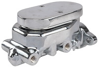Brake Master Cylinder, Aluminum with Chrome Finish [GM Universal Mounting]