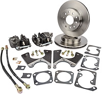 GM 10/12 Bolt Rear Disc Brake Conversion Kit for 1964-1972 GM A-Body [Standard Kit Non E-Brake & Raw Calipers]