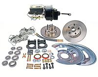Front Complete Power Disc Brake Conversion Kit for 1964 1/2-1966 Ford Mustang