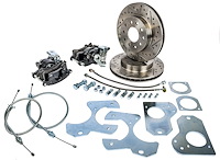 GM 10 Bolt Rear Disc Brake Conversion Kit for Select 1978-1988 GM G-Body Models [Premium Kit with E-Brake]
