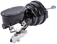 Power Brake Booster Conversion Kit with Aluminum Master Cylinder for 1964-1974 GM A/F/X Body [Disc/Disc]
