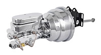 Chrome Power Brake Conversion Kit for 1973-1978 Ford F-100/F-150 Pickup Truck [Disc/Drum]