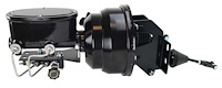 Power Brake Unit Fits Select 1967-1972 Chevy/GMC Trucks, w/Aluminum Master Cyl. & Adj. Proportioning Valve, Black [Disc/Drum]