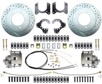 Ford 9 in. Rear Disc Brake Conversion Kit for Select 1980-1996 Ford F-150, Bronco [Premium Kit w/E-Brake & Natural Calipers]