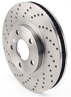 High Performance Cross-Drilled & Vented Right Front Brake Rotor for 1998-2002 GM F-Body