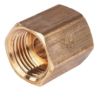 Brass Union Fitting 5/8 in. -18 Inverted Flare Female Ends