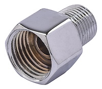 Chrome Adapter Fitting 1/8 in. NPT x 1/2 in. -20 Inverted Flare Female