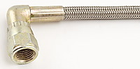 Pre-Assembled Brake Hose -3AN Straight to 90°