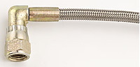 Pre-Assembled Brake Hose -3AN Straight to 90 degree