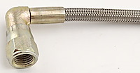 Pre-Assembled Brake Hose -3AN Straight to 90 degree