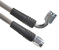 Pre-Assembled DOT Brake Hose -03AN Straight to 90°