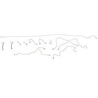 Complete Brake Line Kit for 2001-2002 Dodge Ram 3500 4WD w/Regular Cab/Long Bed [Stainless]