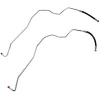 Transmission Oil Cooler Lines for Select 2002-2005 Dodge Ram 1500 Trucks with V6 Engine [Stainless Steel]