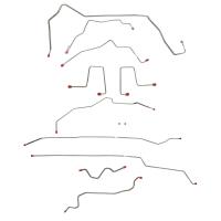 Complete Brake Line Kit for 1989-2000 GM S-Series 4WD Trucks w/Extended Cab [Stainless Steel]