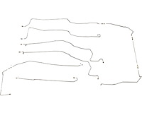 Complete Brake Line Kit for 2002-2009 Chevy Trailblazer EXT [Stainless Steel]