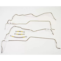 Complete Fuel Line Kit for 2004-2010 GM 2500, 3500 HD 6.0L Gas w/Regular Cab, Long Bed [Stainless Steel]