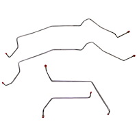 Transmission Oil Cooler Lines for 2002-2009 Chevy Trailblazer [Stainless Steel]