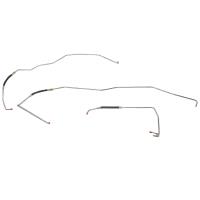 Transmission Oil Cooler Lines for 2002-2006 Chevy Avalanche 2500 8.1L w/4L85-E Transmission [Stainless Steel]