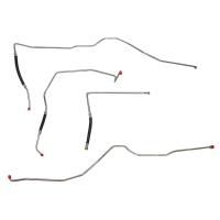 Transmission Oil Cooler Lines for Select 1999-2007 GM 1500 V8 Trucks with External Cooler [Stainless Steel]