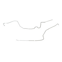 2-Piece 1/4 in. Fuel Return Line for 70-74 Chevy Camaro Z28/71-74 Pontiac Firebird Trans Am V8 [Stainless Steel]