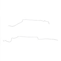 3/8 in. Main & 1/4 in. Return Fuel Line for 68-69 Mopar B-Body [Steel]