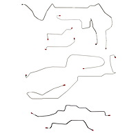 Complete Brake Line Kit for 98-02 Camaro/Trans Am, No Traction [Steel]