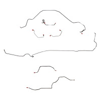 Complete Brake Line Kit for 81 Camaro With Standard Suspension [Steel]