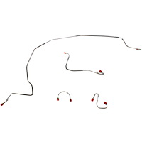 Power Drum Front Brake Line Kit for 67-68 Firebird [Steel]