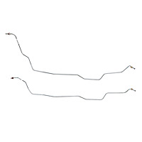 Transmission Cooler Lines w/ 5/8 in. Radiator Ports for 70-74 Chevy Camaro TH350/400 [Stainless Steel]