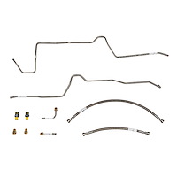 Complete Transmission Cooler Line Kit for 03-04 Jeep Wrangler TJ w/ 4.0 [Steel]