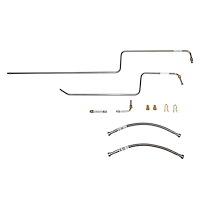 Transmission Cooler Lines for 97-02 Jeep Wrangler [Steel]