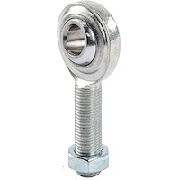Two-Piece Rod End with Jam Nut 3/8" Hole