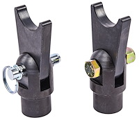 Swing Out Door Bar Kit 1 5/8 in. x 0.083 in. Wall Mild Steel Tubing (Tab Mount)