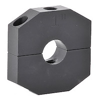 Aluminum Clamp-on Ballast Bracket for 1 in. Round Tube, Black
