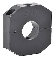 Aluminum Clamp-on Ballast Bracket for 1-1/4 in. Round Tube, Black
