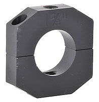 Aluminum Clamp-on Ballast Bracket for 1-5/8 in. Round Tube, Black