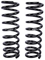 Replacement Front Coil Springs Fits Select 1967-1974 GM Models [16.060 in. Length, 337 lb./in., Black Powder-Coated Finish]