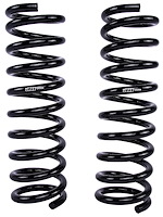 Replacement Front Coil Springs Fits Select 1955-1972 GM Models [16.440 in. Length, 328 lb./in., Black Powder-Coated Finish]