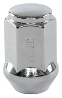 Bulge Acorn Lug Nuts, Short Closed-End [7/16 in.-20 RH, Chrome]