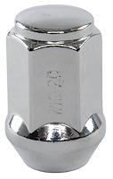 Bulge Acorn Lug Nuts, Short Closed-End [1/2 in.-20 RH, Chrome]