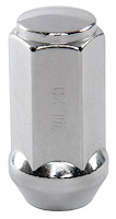 Bulge Acorn Lug Nuts, Long Closed-End [7/16 in.-20 RH, Chrome]
