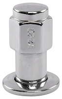 Standard Mag Lug Nuts, Closed-End [1/2 in.-20 RH, .850 in. Shank, Chrome]